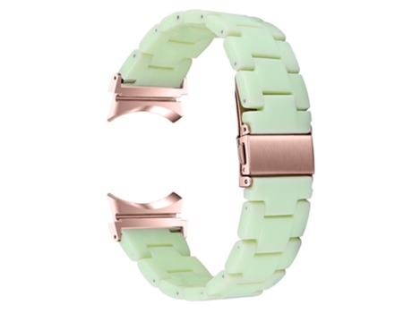 Correa de acero inoxidable con hebilla para Samsung Galaxy Watch 5 40mm/44mm/Watch 5 Pro 45mm - aguacate verde