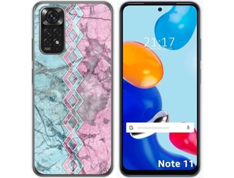 Carcasa Xiaomi Redmi Note 11 TUMUNDOSMARTPHONE Dibujos Mármol 08 Multicolor