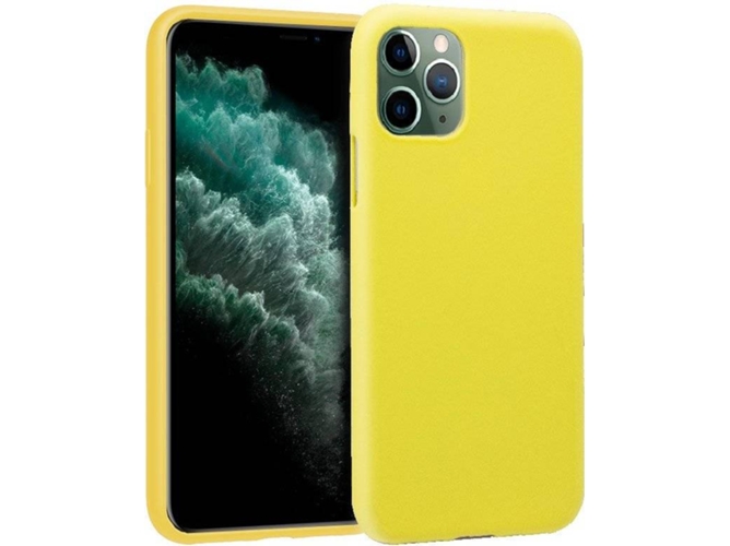 Funda iPhone 11 Pro Max COOL Silicona Amarillo