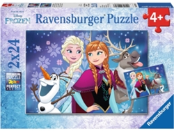 Puzzle RAVENSBURGUER Frozen (24 Piezas)