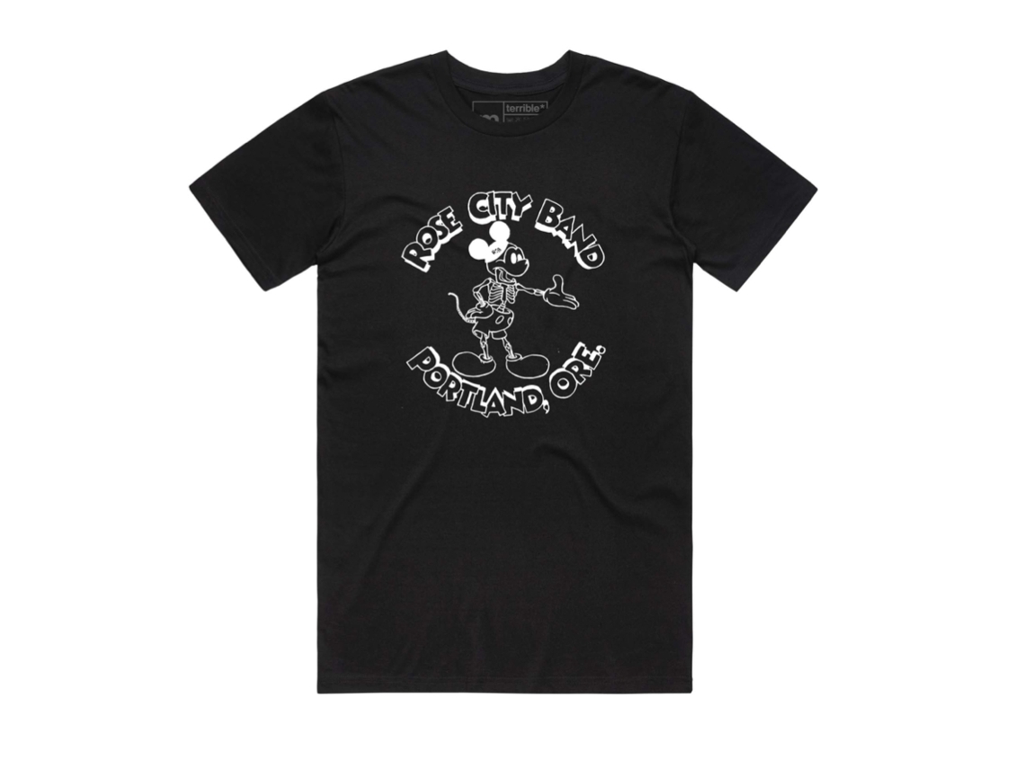 Rose City Band Dead Mouse T-shirt Rockinstone Unisex Adults Best Sellers Size:m