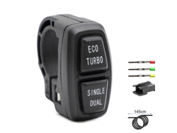Botonera Eco Turbo Single Dual - 1,5m - Conector Sm