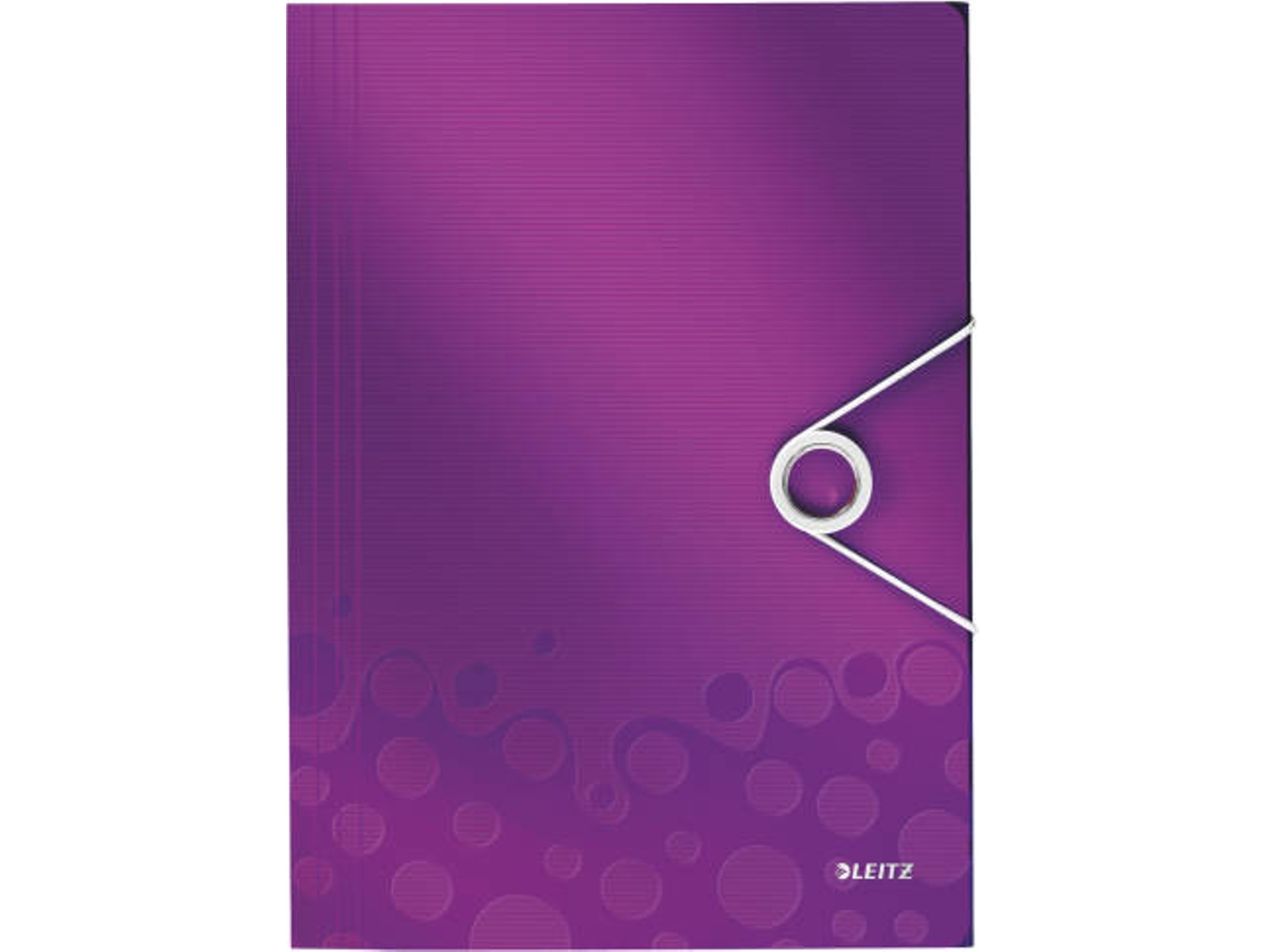 Carpeta 3 solapas LEITZ WOW Morado (A4 - Capacidad: 150 hojas)