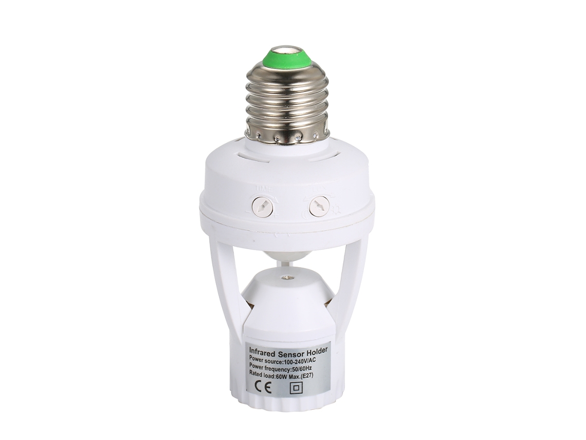 Bombilla LED E27 2026 con sensor de movimiento infrarrojo PIR, interruptor automático para armarios, garajes, baños y escaleras.