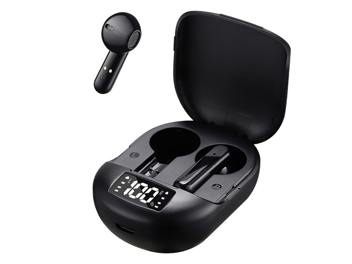 Auriculares YEMAESRE Estéreo Bluetooth HiFi Impermeables Negro