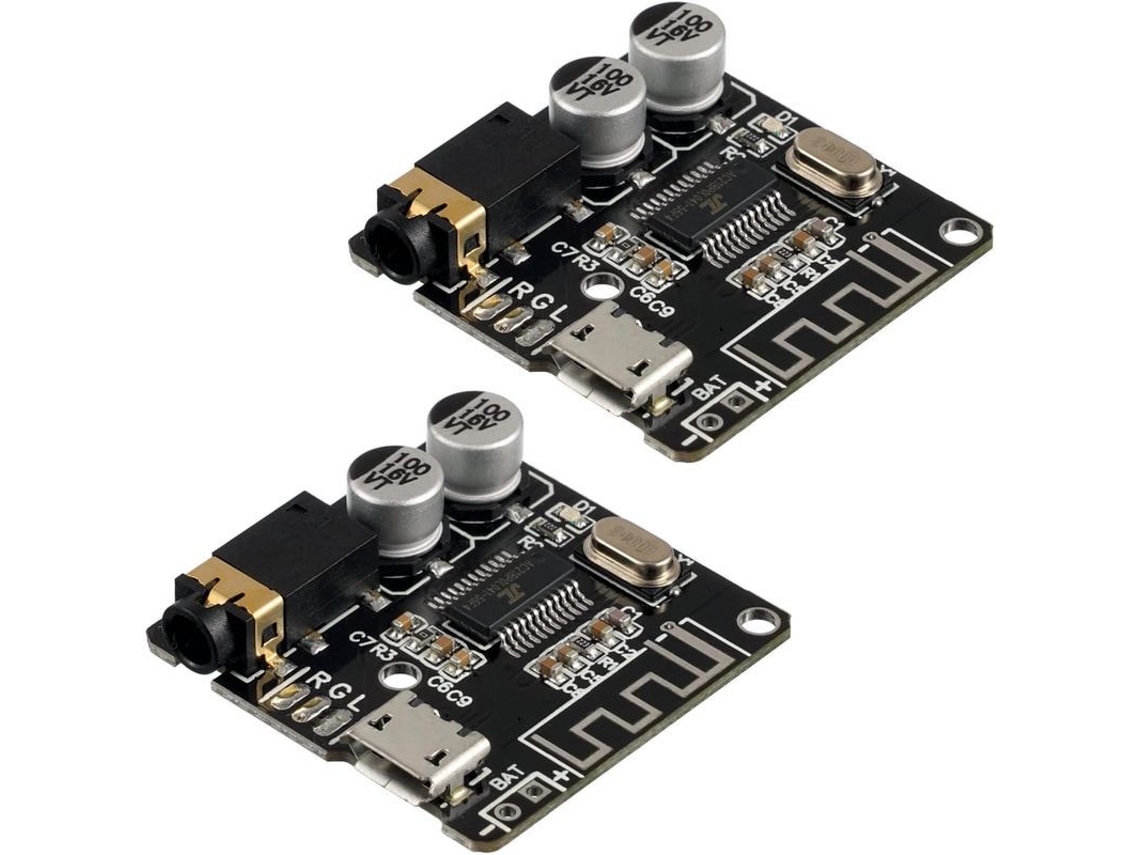 Módulo Receptor De Audio Bluetooth 5.0, Decodificador Mp3, Amplificador Estéreo, 3,7-5 V, Para Montaje En Coche.