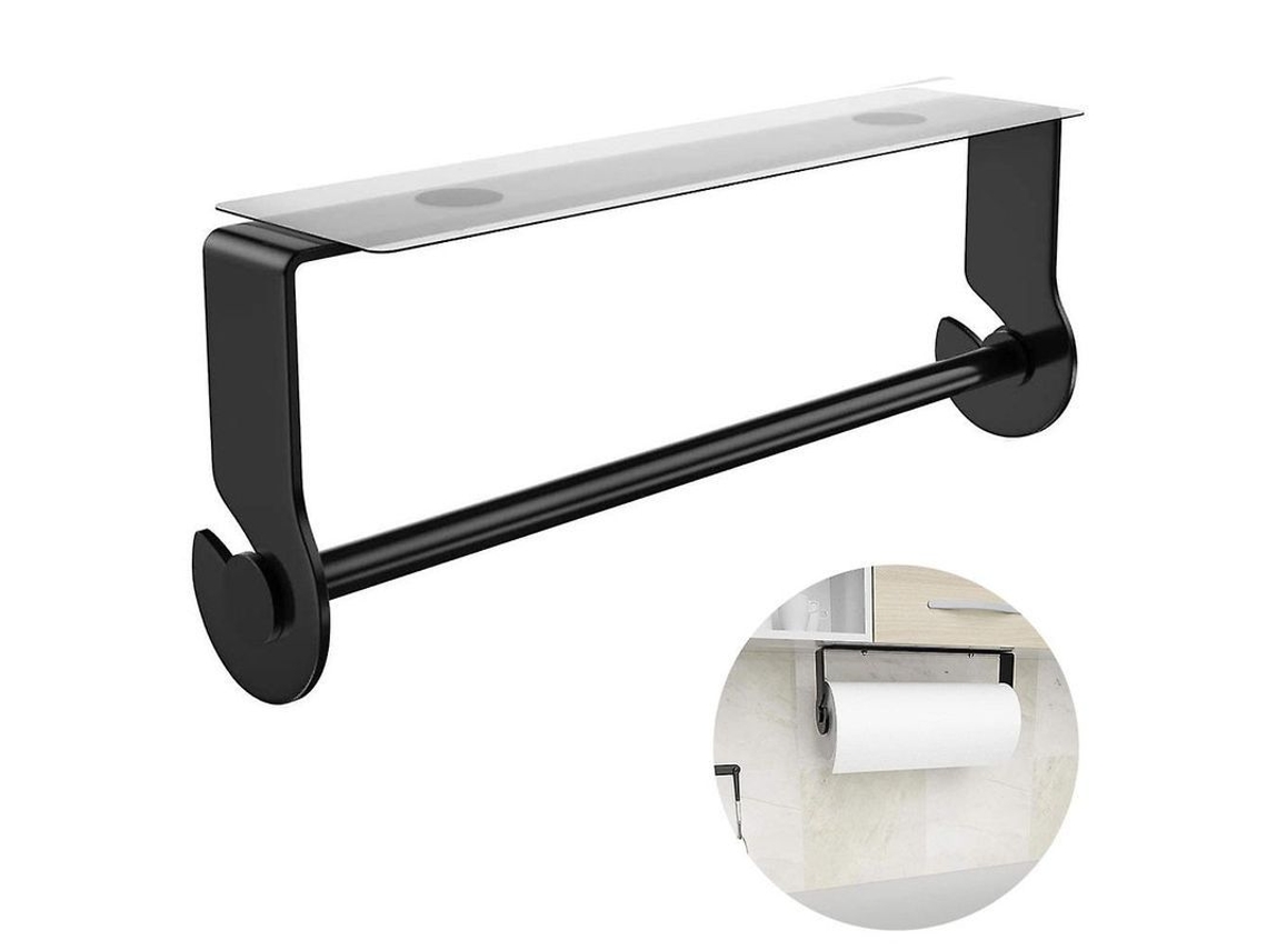 Soporte Autoadhesivo Para Toallas De Papel, Sin Necesidad De Taladrar, Para Montaje Debajo De Los Armarios, Fabricado En Acero Inoxidable Duradero.