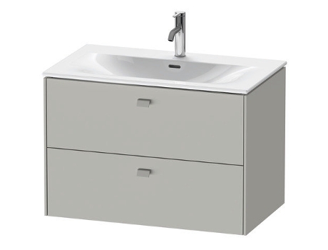 Mueble DURAVIT Brioso bajo lavabo montado en la pared 82,0 x 47,9 cm 2 cajones incl. recorte de sifón y delantal para lavabo Viu 234483
