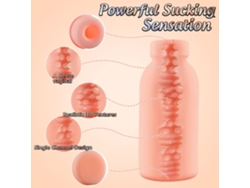 Stroker Para Hombre Forma De Botella De Leche Juguete Sexual Adulto