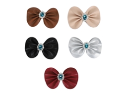 Elegantes Clips Decorativos Removibles Con Forma De Lazo De Diamantes De Imitación Para Zapatos, Ideales Para Manualidades.