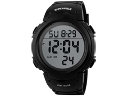 Reloj para hombre con números grandes, reloj despertador resistente al agua hasta 50M, reloj de pulsera Digital para hombre