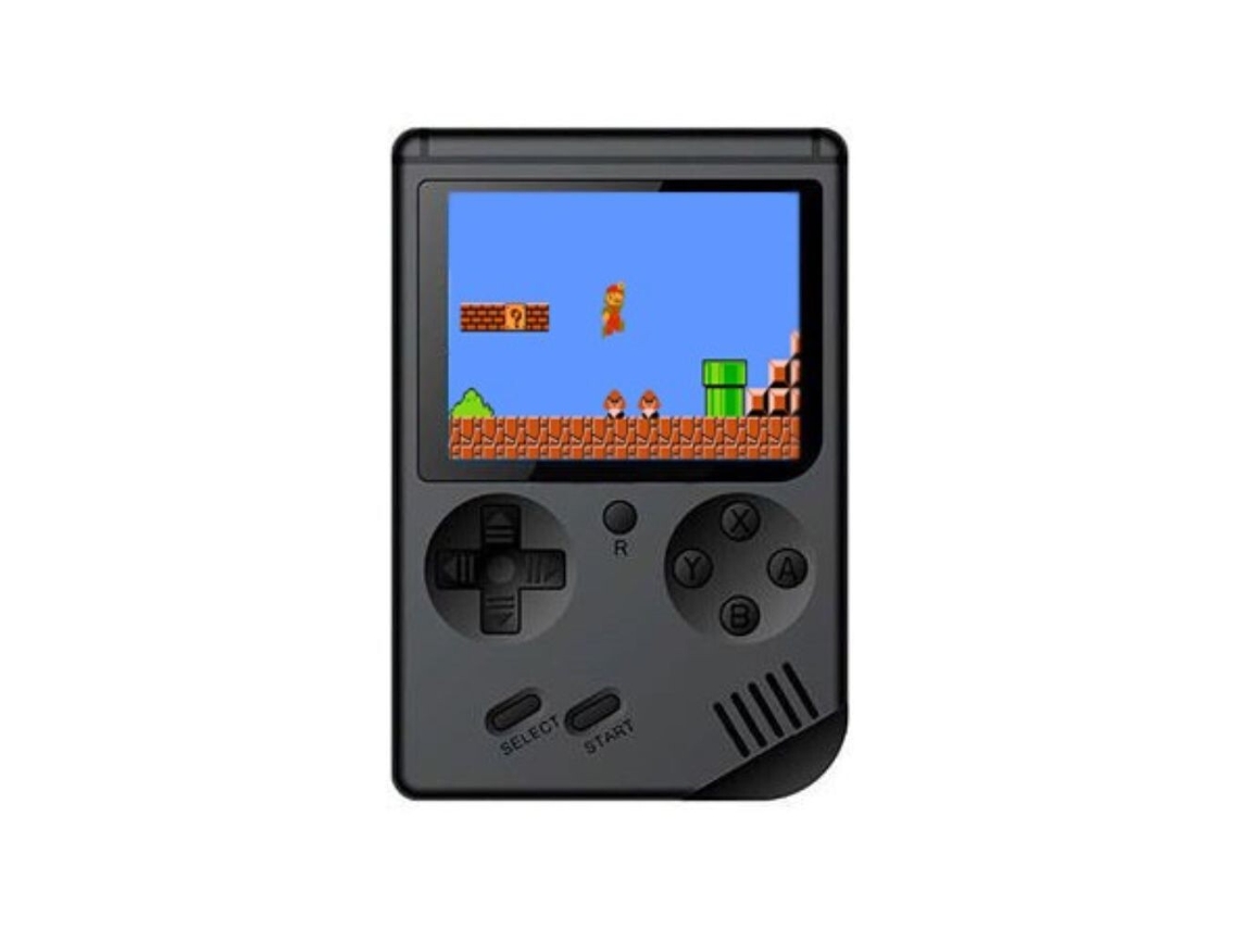 Consola De Juegos Compacta Con Pantalla Colorida Y 400 Juegos