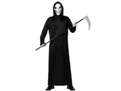 Disfraz ATOSA de fantasma negro para adulto con máscara XL para hombre