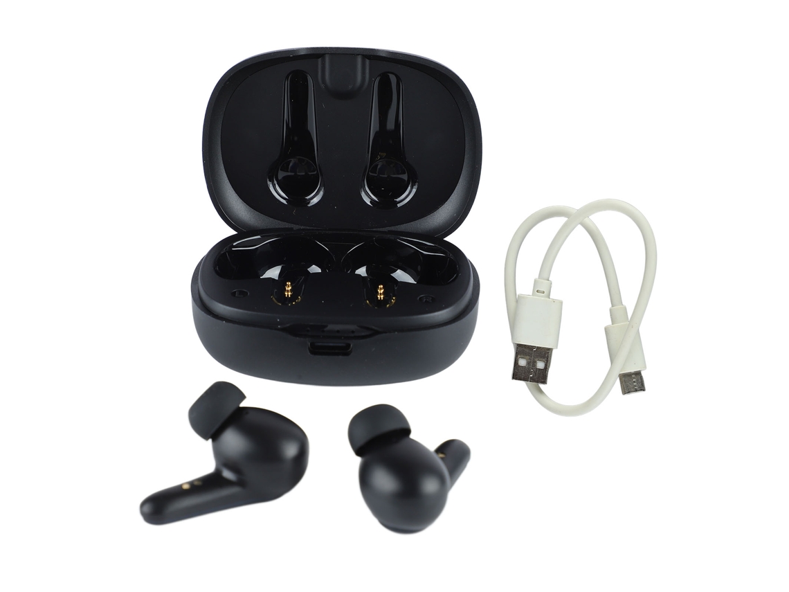 Auriculares Inalámbricos Verdaderos Con Cancelación De Ruido Y Bluetooth Estéreo De Baja Latencia (negro).