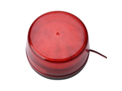 Luz LED roja intermitente de 12 V, señal de advertencia continua para barreras y conos de carretera | Sin marca