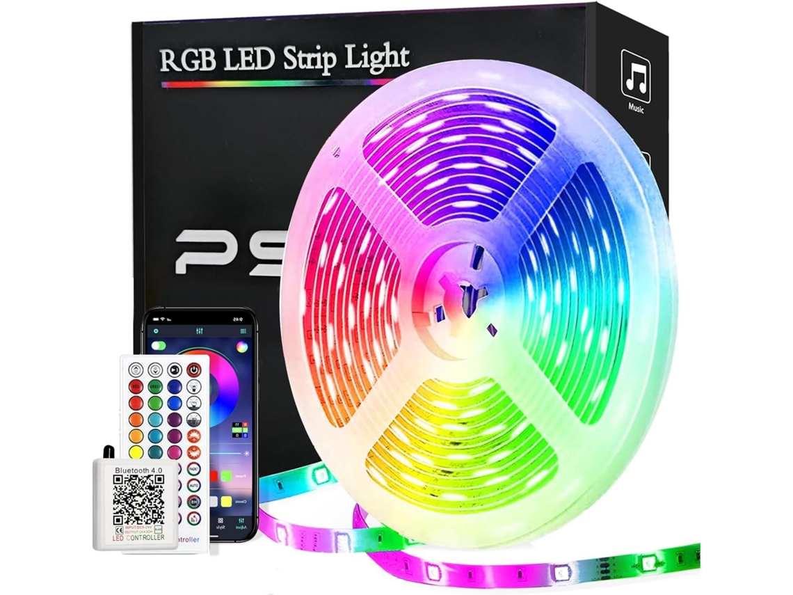 Led-strip-stripverlighted-app-operating-slime Rgb-bluetooth Led-15m