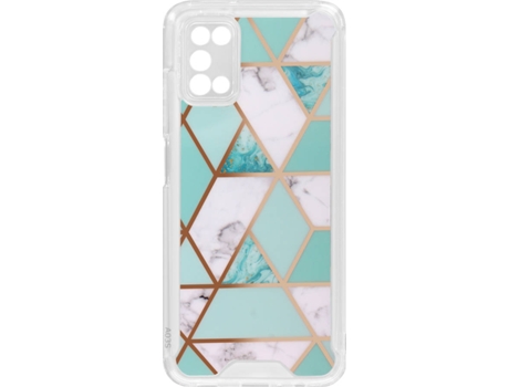 Carcasa Samsung Galaxy A03s AVIZAR Híbrido con Esquinas Reforzadas Azul