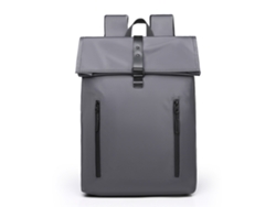 Mochila Enrollable Impermeable Henten Home Para Portátil De 15,6", Estilo Ejecutivo Unisex, Gran Capacidad, Gris