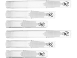 Nuobesty De 6 Frascos Roll-on A Vácuo Para Creme Para Contorno Dos Olhos Com Ponta De Massagem Metálica