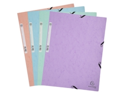 Carpeta de Esquina EXACOMPTA Acuarela A4 Cartón Lila