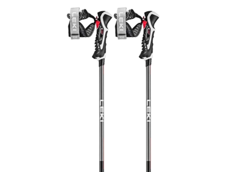 Bastón LEKI ALPINO Pólos Carbon 14 3d Prateado 110 cm