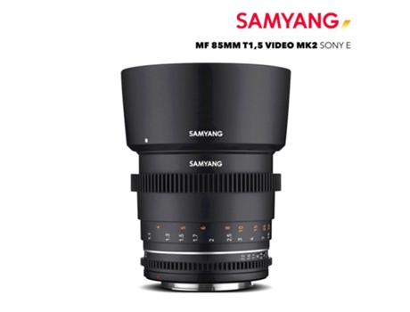 Objetivo SAMYANG Mf 85 Mm T1.5 Vdslr Mk2 Sony E