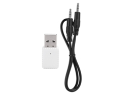 Adaptador Bluetooth (receptor Y Transmisor 2 En 1, Bluetooth 5.0) Blanco