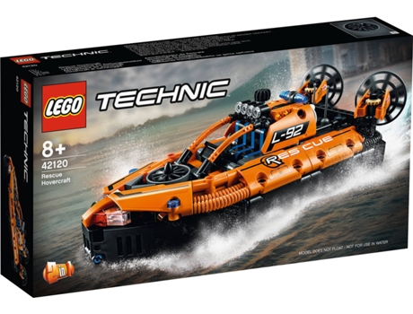 LEGO Technic: Aerodeslizador De Rescate (Edad Mínima: ‍8 - 457 Piezas)