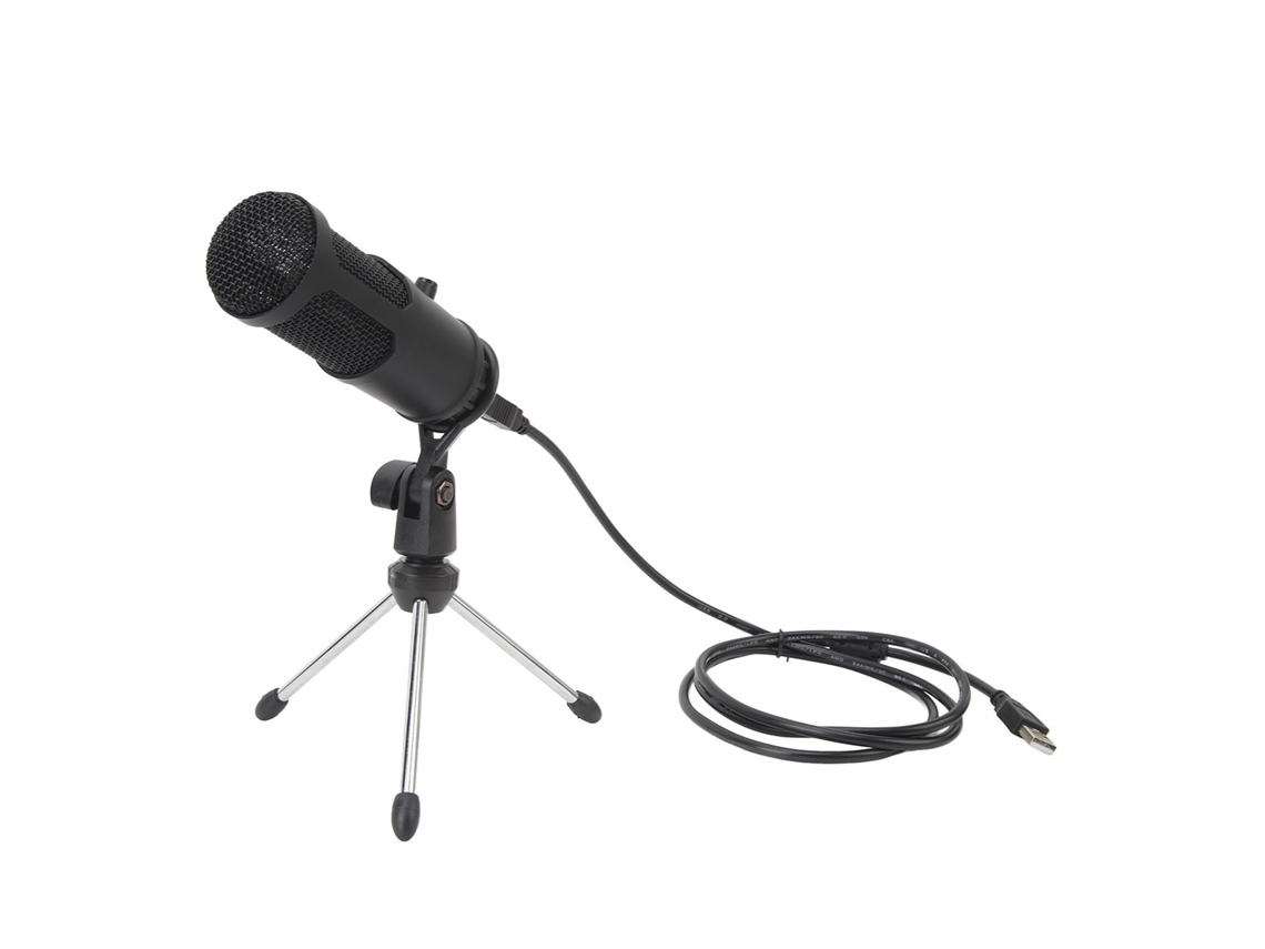 Micrófono De Condensador Usb Plug And Play Con Reducción De Ruido E Iluminación Rgb Para Juegos De Pc Y Streaming.
