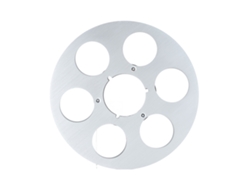 Carrete De Cinta Vacío De 10,5 Pulgadas (1/4") De Aleación De Aluminio Con 6 Orificios Para Grabadora De Cinta De Carrete Abierto.