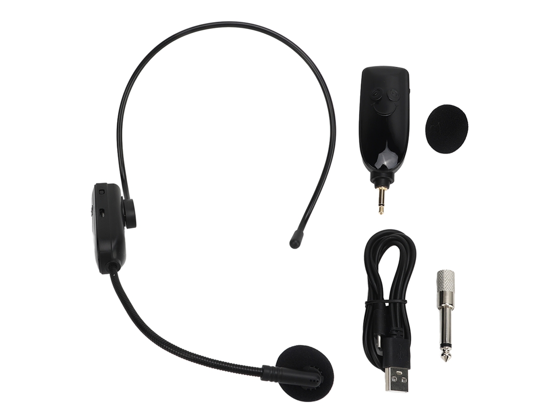 Auriculares Mic Inalámbricos Ligeros 2.4g Para Cantar, Streaming En Vivo Y Grabación De Voz Con Cancelación De Ruido