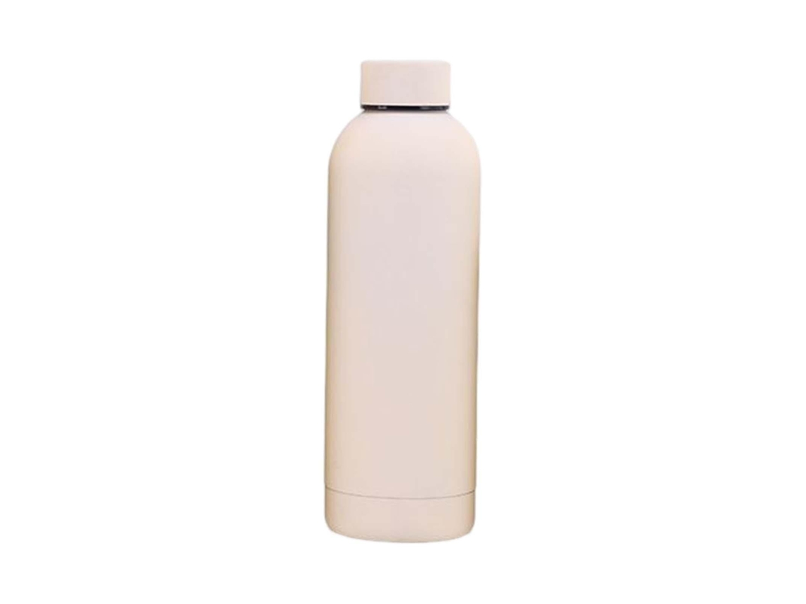Botella De Agua Con Asa, Botella Deportiva Duradera, Ideal Para Regalo, Senderismo, Entrenamiento, Plata, 500ml Rosewell