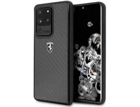Funda Samsung Galaxy S20 Ultra FERRARI Anti-Choque (Negro)