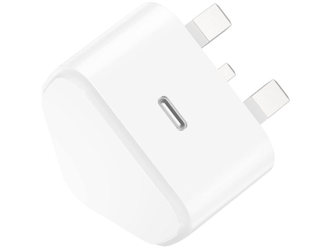 Adaptador De Carga Rápida Usb-c De 20 W Para Iphone 14/13/12, Ipad Pro/air/mini, Enchufe Británico.