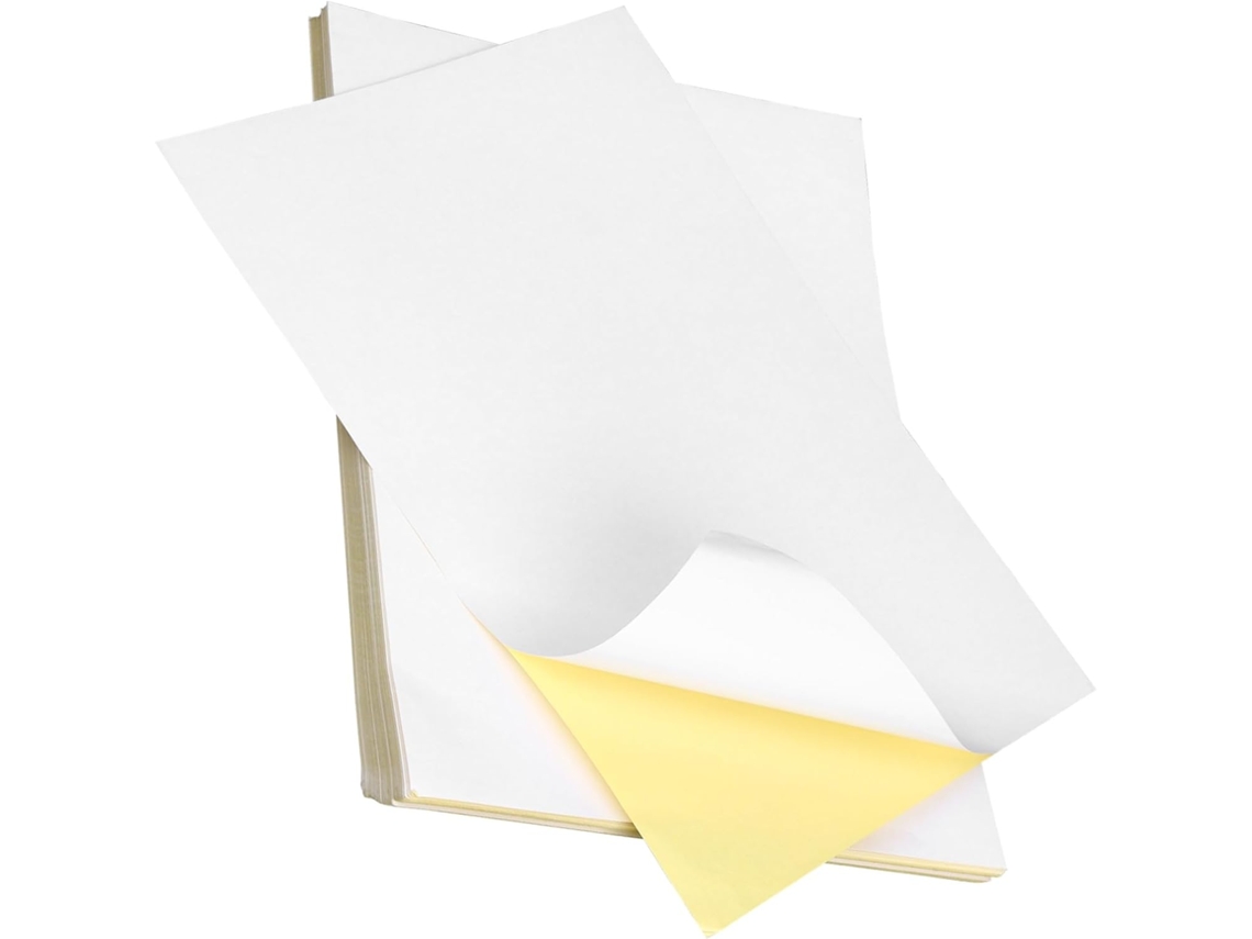 100 hojas de pegatinas imprimibles para impresoras de inyección de tinta, papel adhesivo mate. SFUSHOS