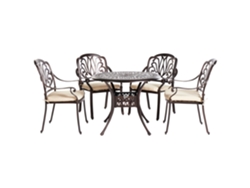 Conjunto de jardín marrón oscuro BELIANI Ancona