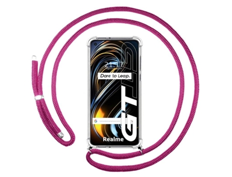 Carcasa Realme GT 5G TUMUNDOSMARTPHONE Colgante Rosa