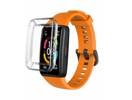 Correa de Silicona para Huawei Band 6 - anaranjado