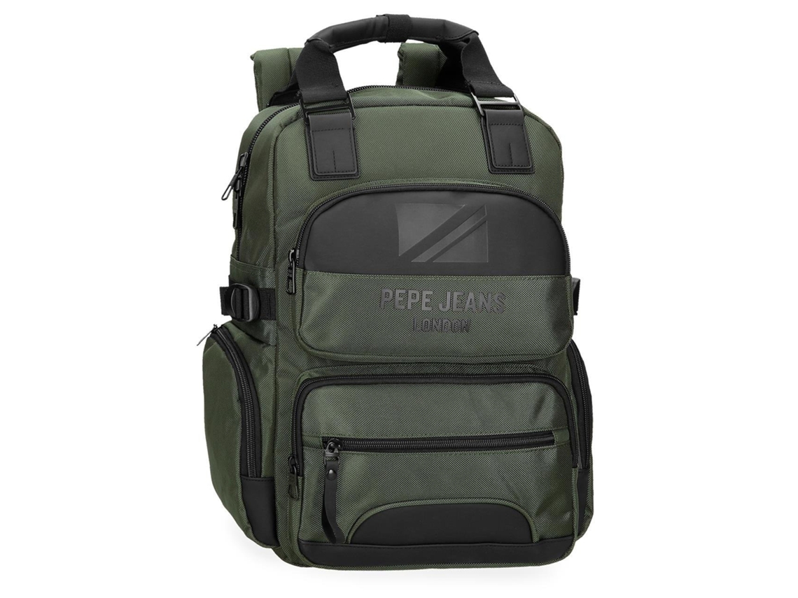 PEPE JEANS Mochila Para Portátil Poliéster Bromley Verde