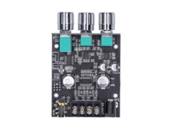 Módulo amplificador de potencia mini estéreo 2.0, 2 canales, 2 x 50 W, ajuste alto/bajo, 9-24 V CC