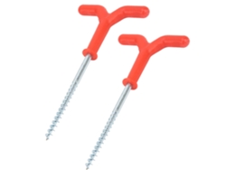 2026rebe-2 Piezas Porta Cañas De Pesca Hielo Taladros Hielo Clavos Tiendas Invierno Accesorios Pesca Outdoor