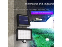 Rebe-lámpara De Pared Solar Separada Con 56 Led Y Sensor, Interior Y Exterior, Luz De Garage Y Jardín