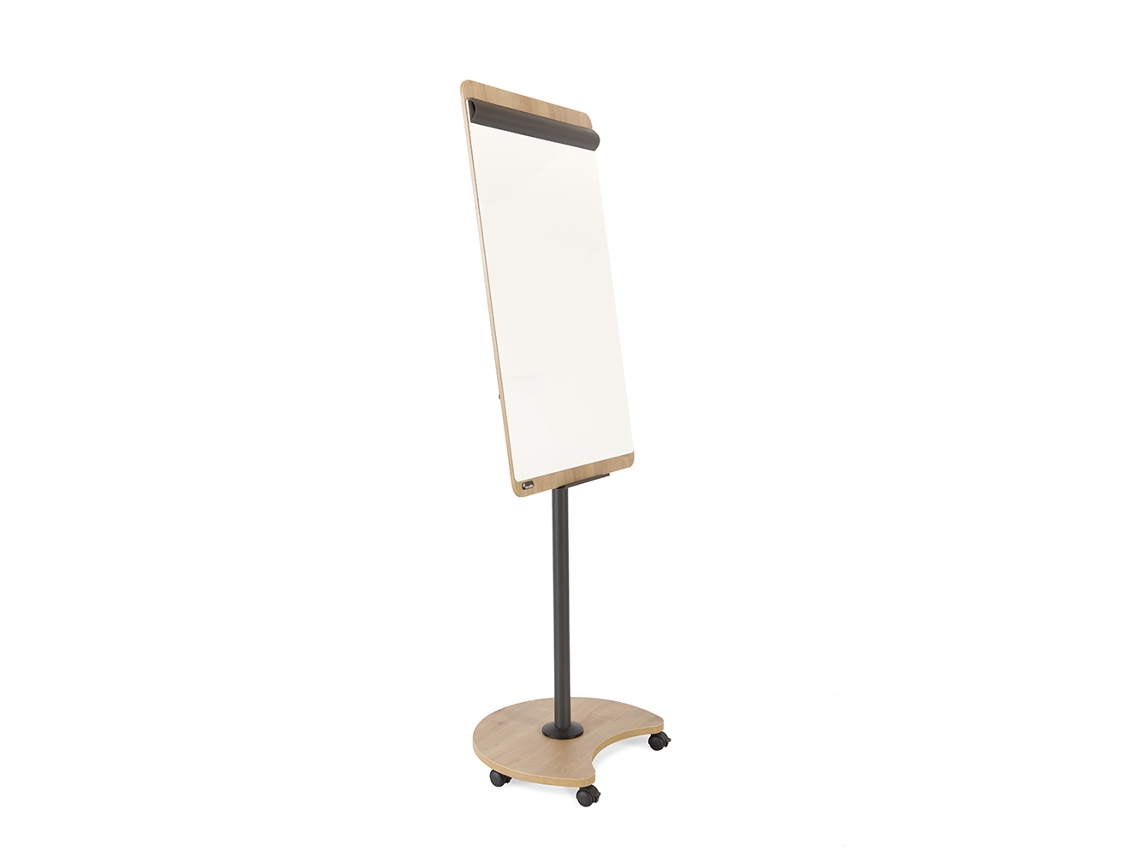 Rocada Natural flipchart móvil - Superficie de pizarra magnética - 69 x 99 cm