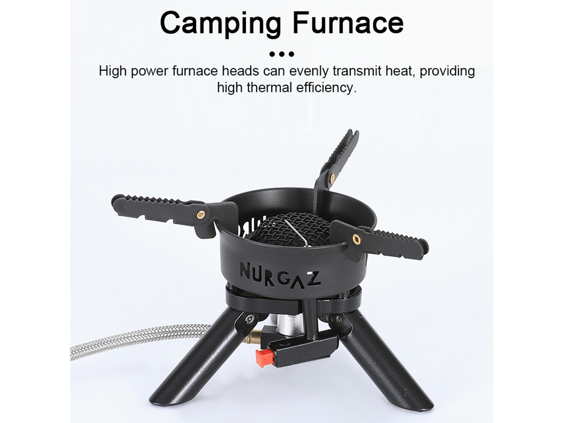 Estufa Metálica Portátil Para Acampar Al Aire Libre, Estufa Plegable Para Barbacoa, Accesorio Para Cocinar Y Hervir Agua.