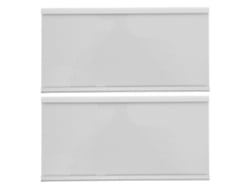 Juego De 2 Soportes Para Placas De Identificación De Aleación De Aluminio De 8x16 Cm.