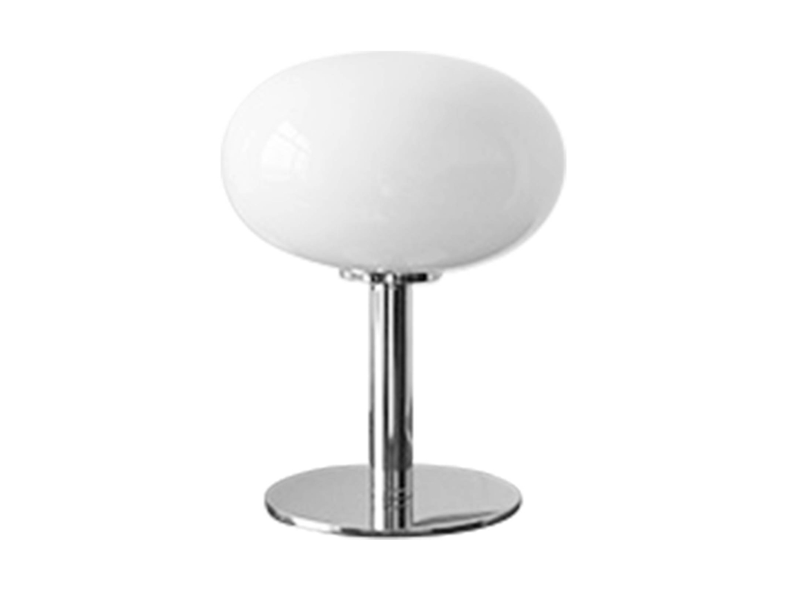 Lámpara de mesita de noche con base de hierro, forma bonita, sencilla y elegante para el hogar.