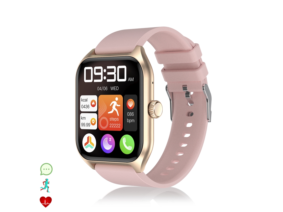 Reloj inteligente Qx5 con pantalla de 1,96 pulgadas, llamadas Bluetooth, más de 100 modos deportivos, monitor de glucosa y presión arterial.