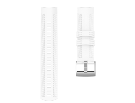 Correa de Reloj de Silicona para Suunto 9 Blanca
