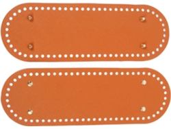 2 bases rectangulares de PU para bolsos de ganchillo (DIY). Slowmoose
