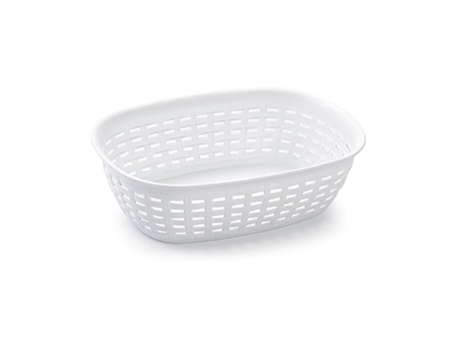 Cesta panera rattan blanca